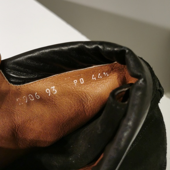 NEW VERSACE CLASSIC V2 men's waterproof Black Leather Suède boot - Picture 10 of 11